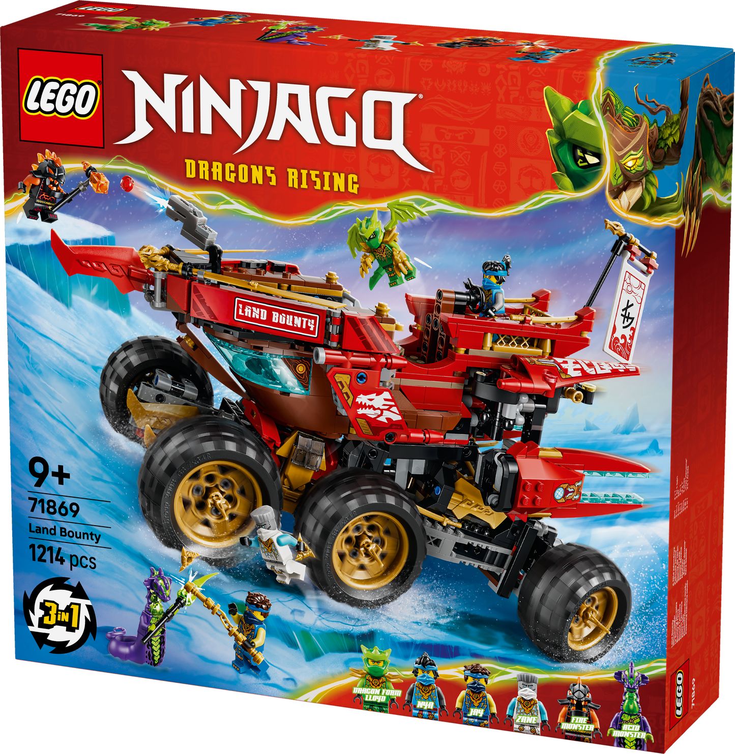 LEGO® | NINJAGO: Land Bounty (71869) - box detail