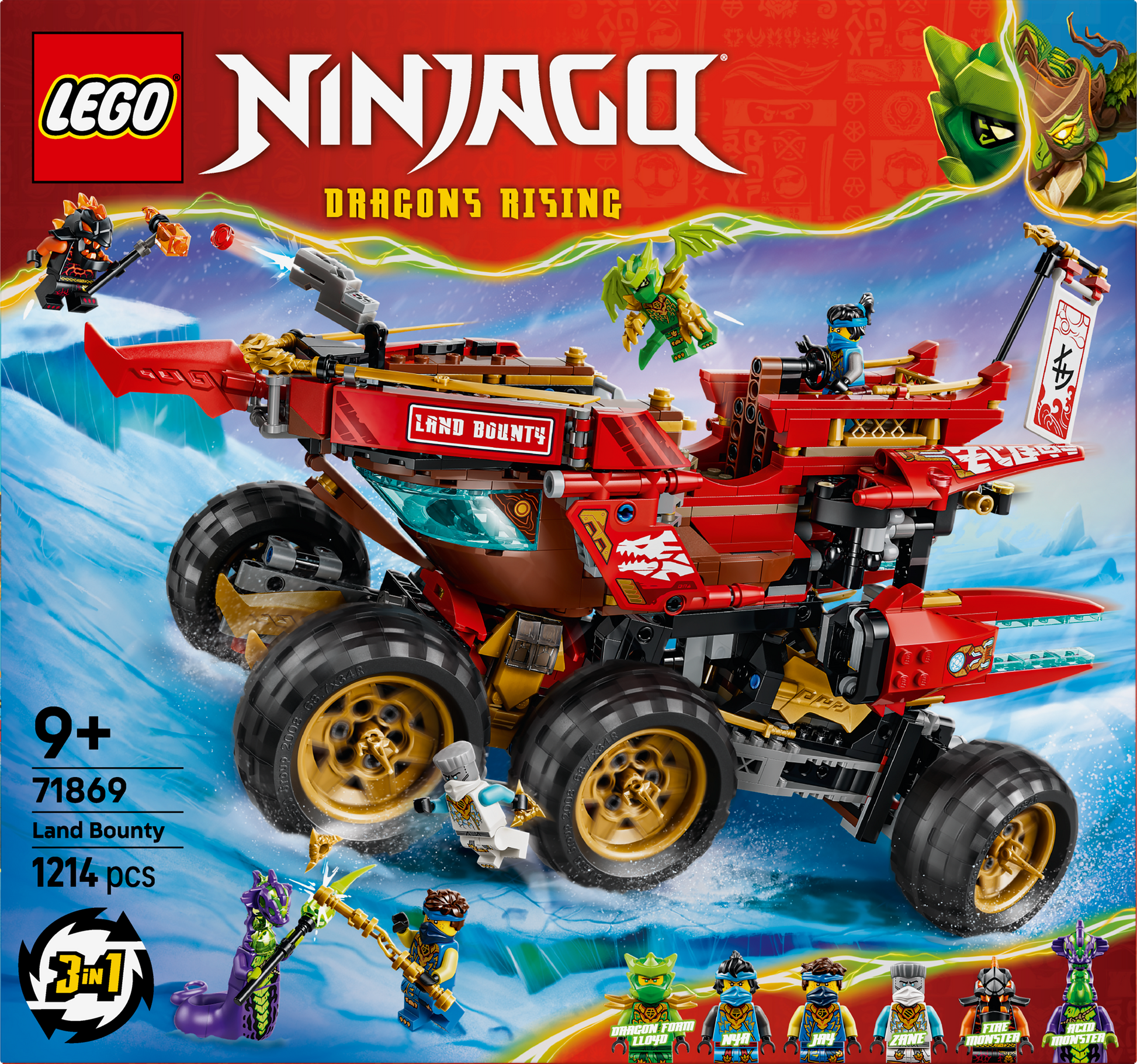 LEGO® | NINJAGO: Land Bounty (71869) - box back