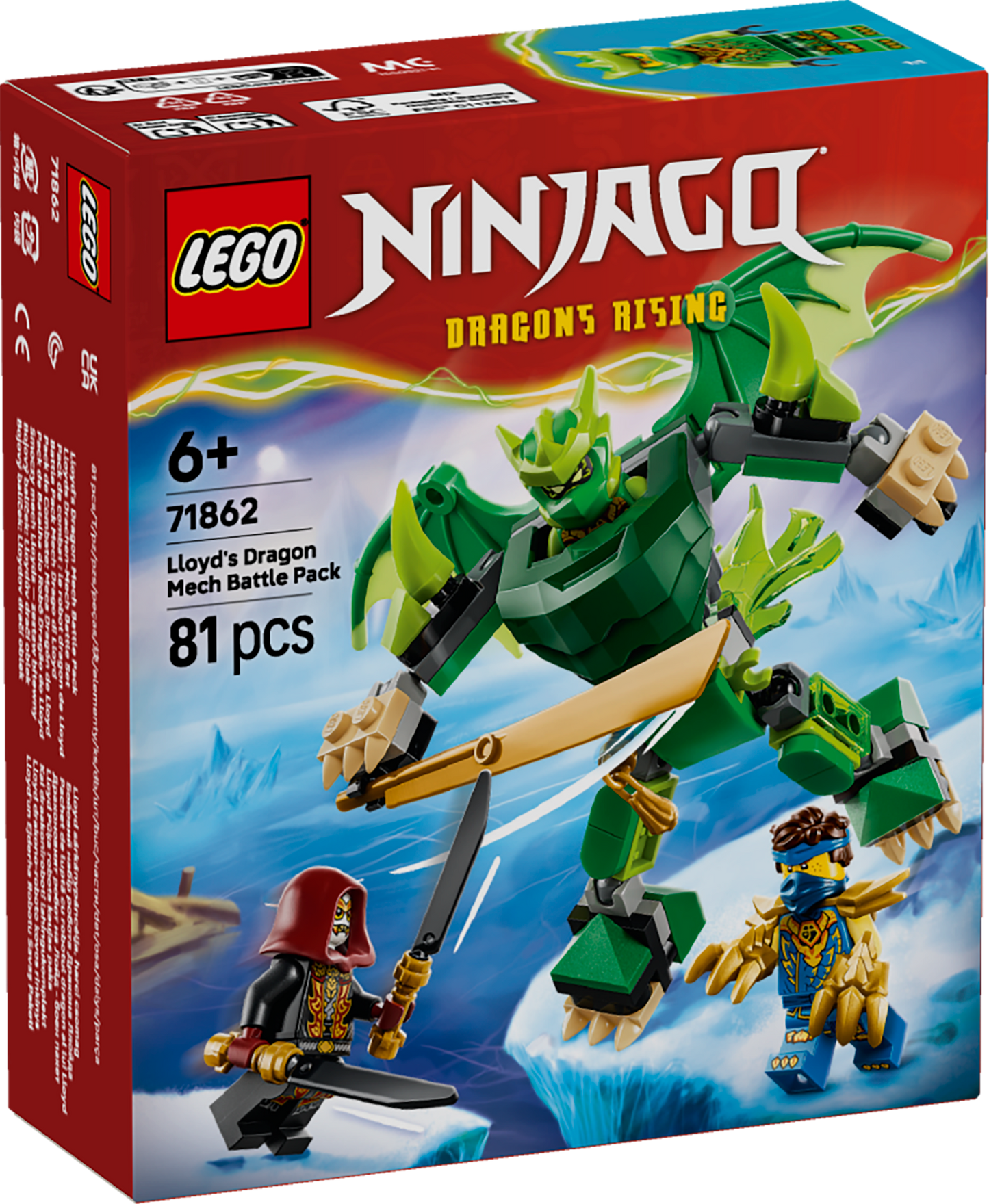 LEGO® | NINJAGO: Lloyd's Dragon Mech Battle Pack (71862) - box front