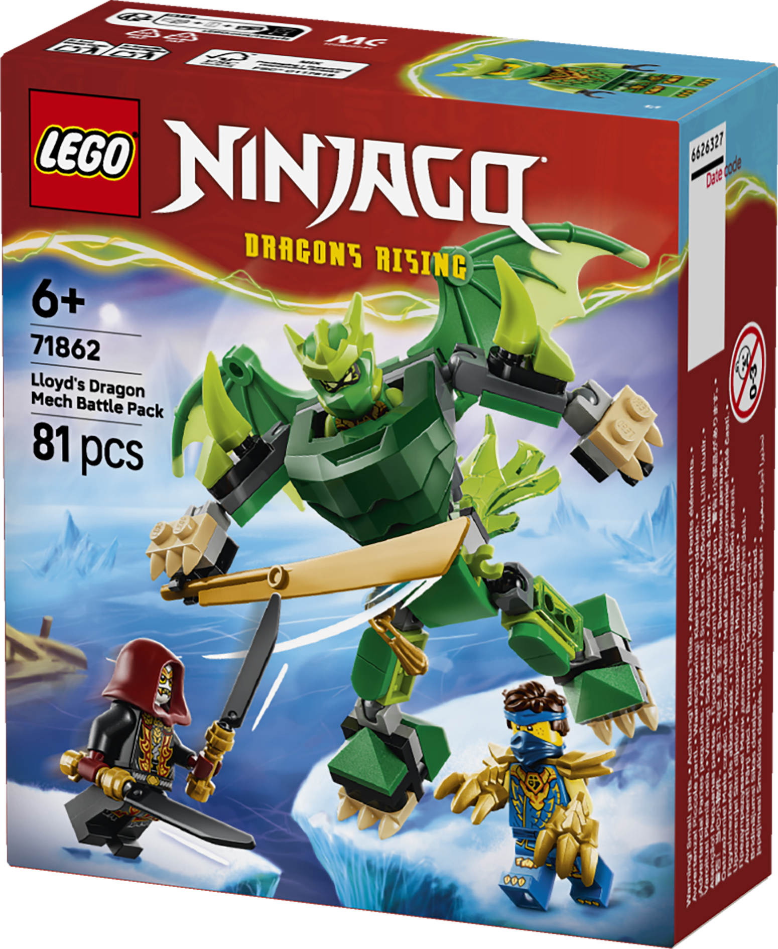 LEGO® | NINJAGO: Lloyd's Dragon Mech Battle Pack (71862) - box detail