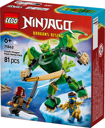 LEGO® | NINJAGO: Lloyd's Dragon Mech Battle Pack (71862) - box detail