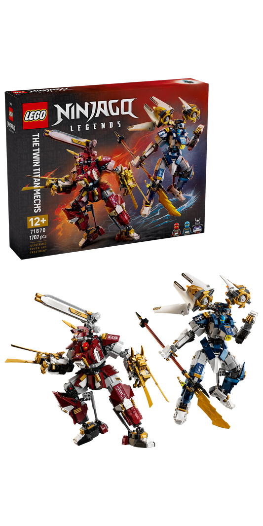 LEGO® | NINJAGO: The Twin Titan Mechs (71870) - box and product image