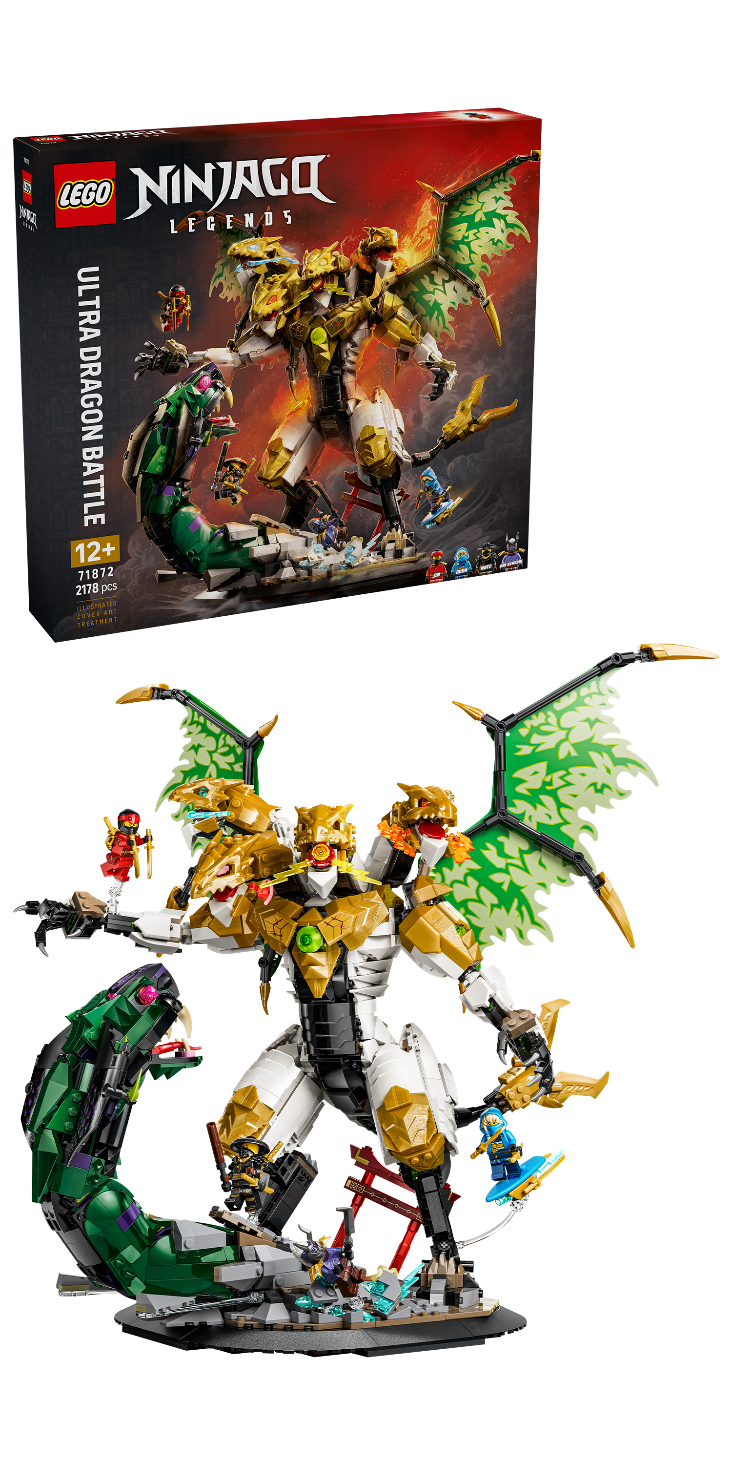 LEGO® | NINJAGO: Ultra Dragon Battle (71872) - box and product image