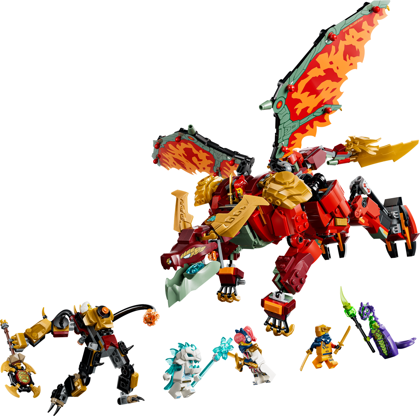 LEGO® | NINJAGO: Wyldfyre's Transforming Dragon Mech (71868) - product image