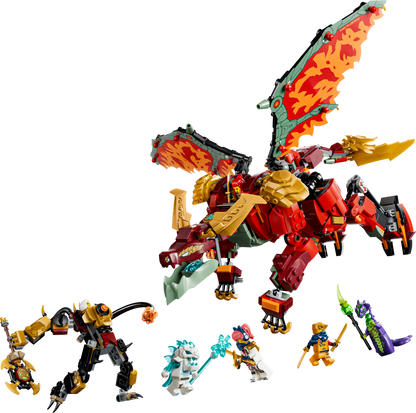 LEGO® | NINJAGO: Wyldfyre's Transforming Dragon Mech (71868) - product image