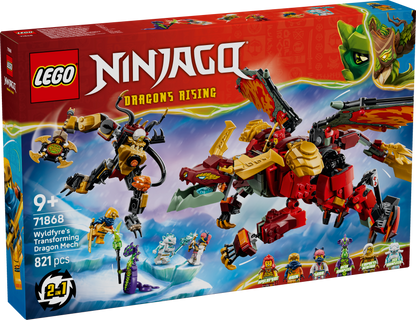 LEGO® | NINJAGO: Wyldfyre's Transforming Dragon Mech (71868) - box front