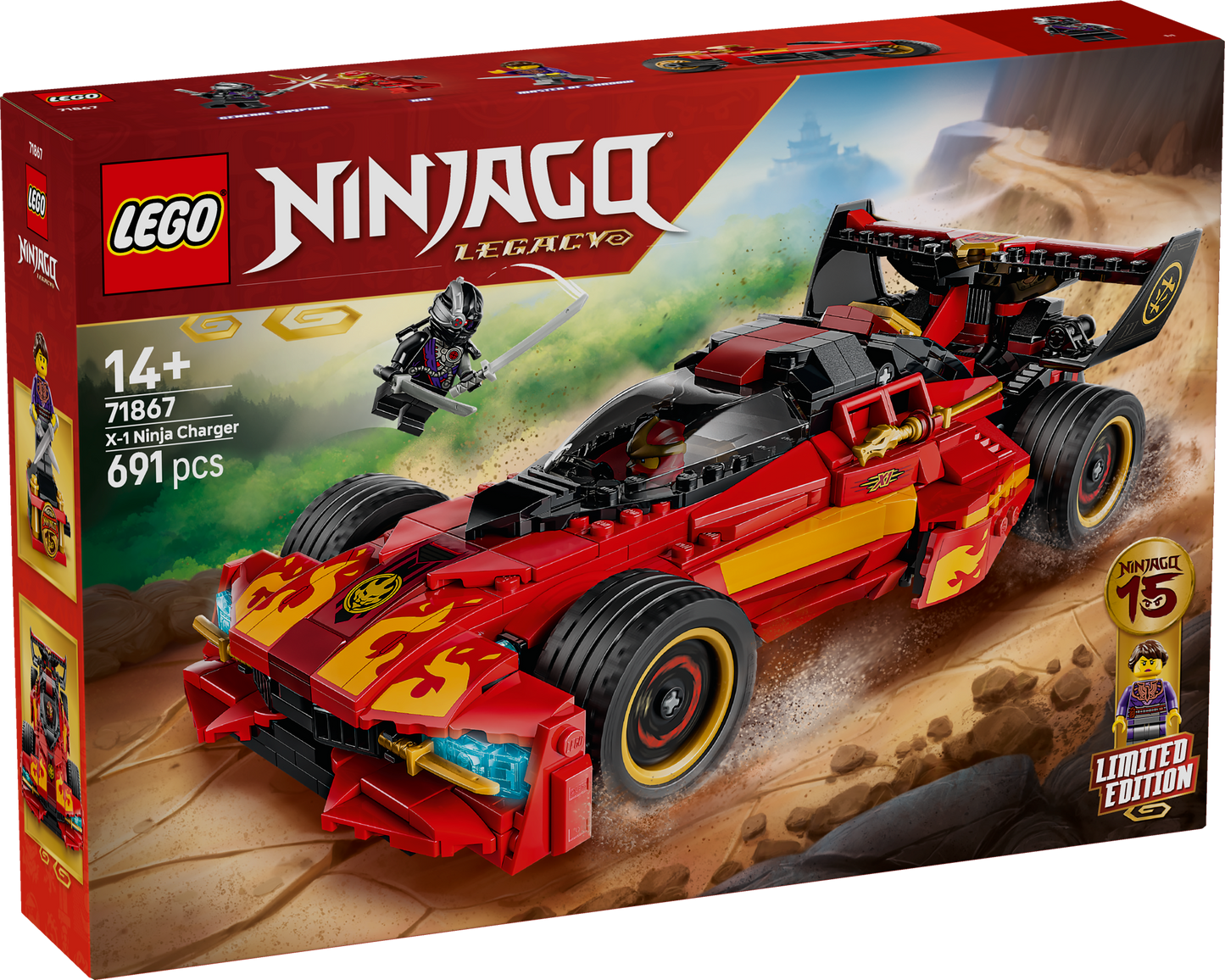 LEGO® | NINJAGO: X-1 Ninja Charger 15th Anniversary (71867) - box front