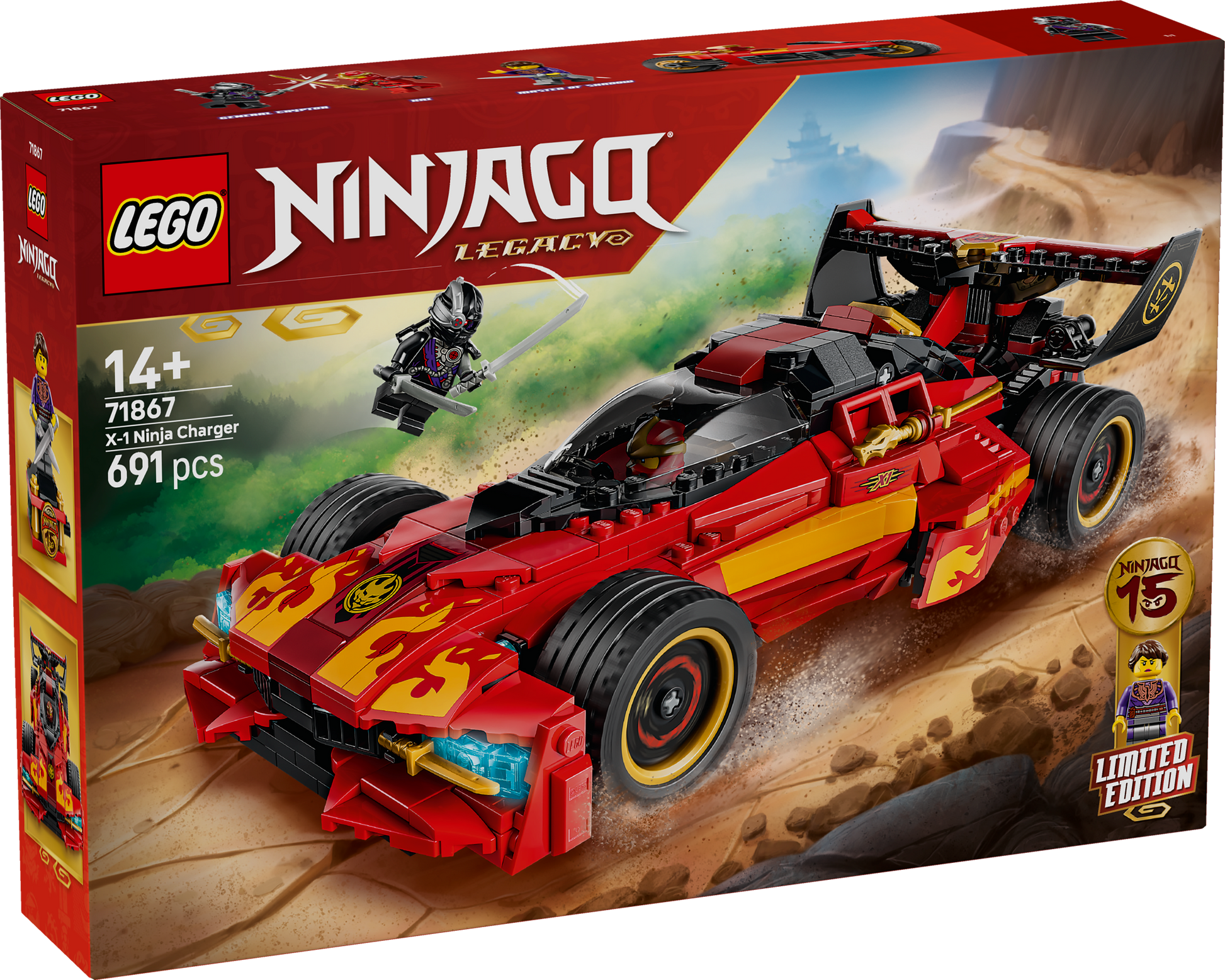 LEGO® | NINJAGO: X-1 Ninja Charger 15th Anniversary (71867) - box front