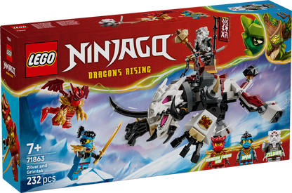LEGO® | NINJAGO: Zilvar and Grimtak the Dragon Beast (71863) - box front