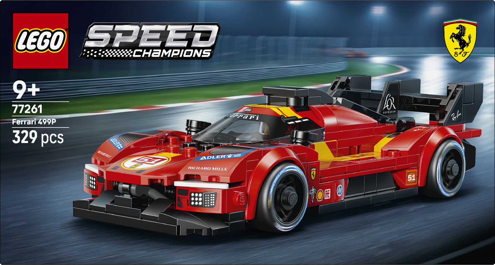 LEGO® | Speed Champions: Ferrari 499P (77261) - box back