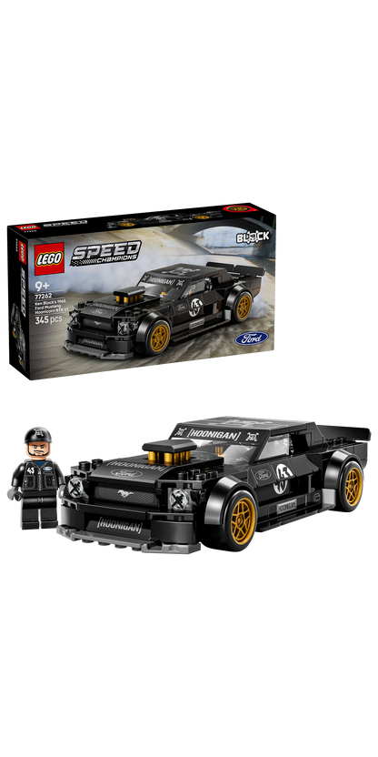 LEGO® | Speed Champions: Ken Block's '65 Ford Mustang Hoonicorn V1 (77262) - box and product image