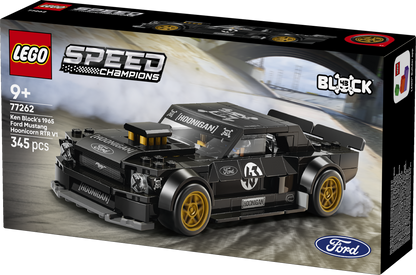 LEGO® | Speed Champions: Ken Block's '65 Ford Mustang Hoonicorn V1 (77262) - box detail