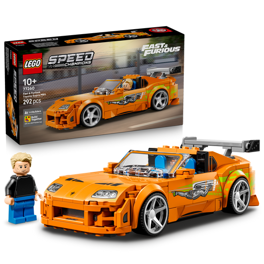LEGO® | Speed Champions: The Fast and The Furious Toyota Supra MK4 (77260) - box and product image