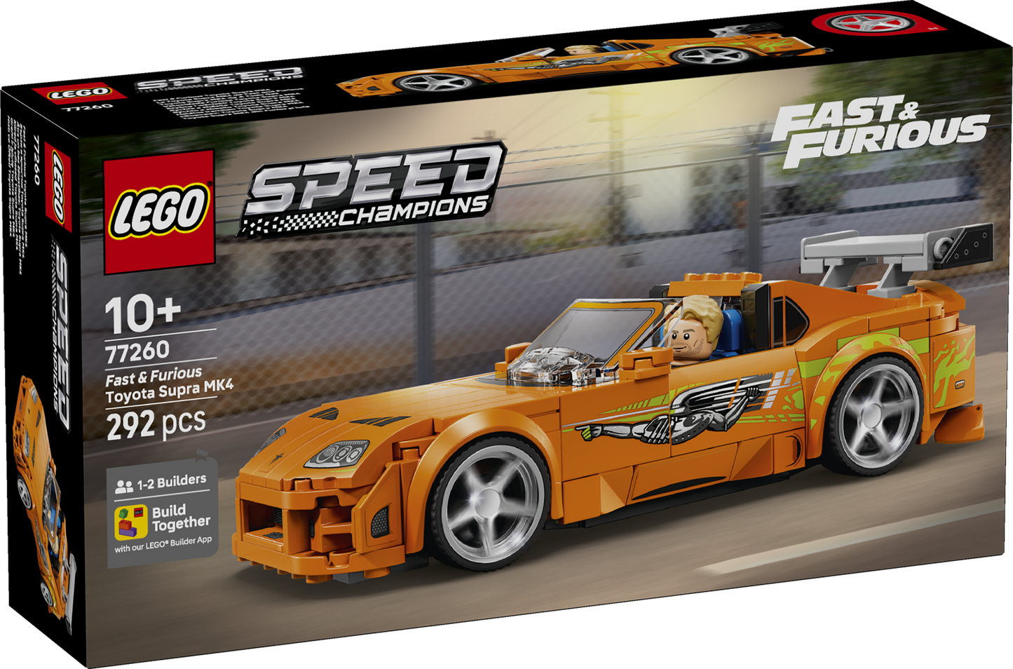 LEGO® | Speed Champions: The Fast and The Furious Toyota Supra MK4 (77260) - box front