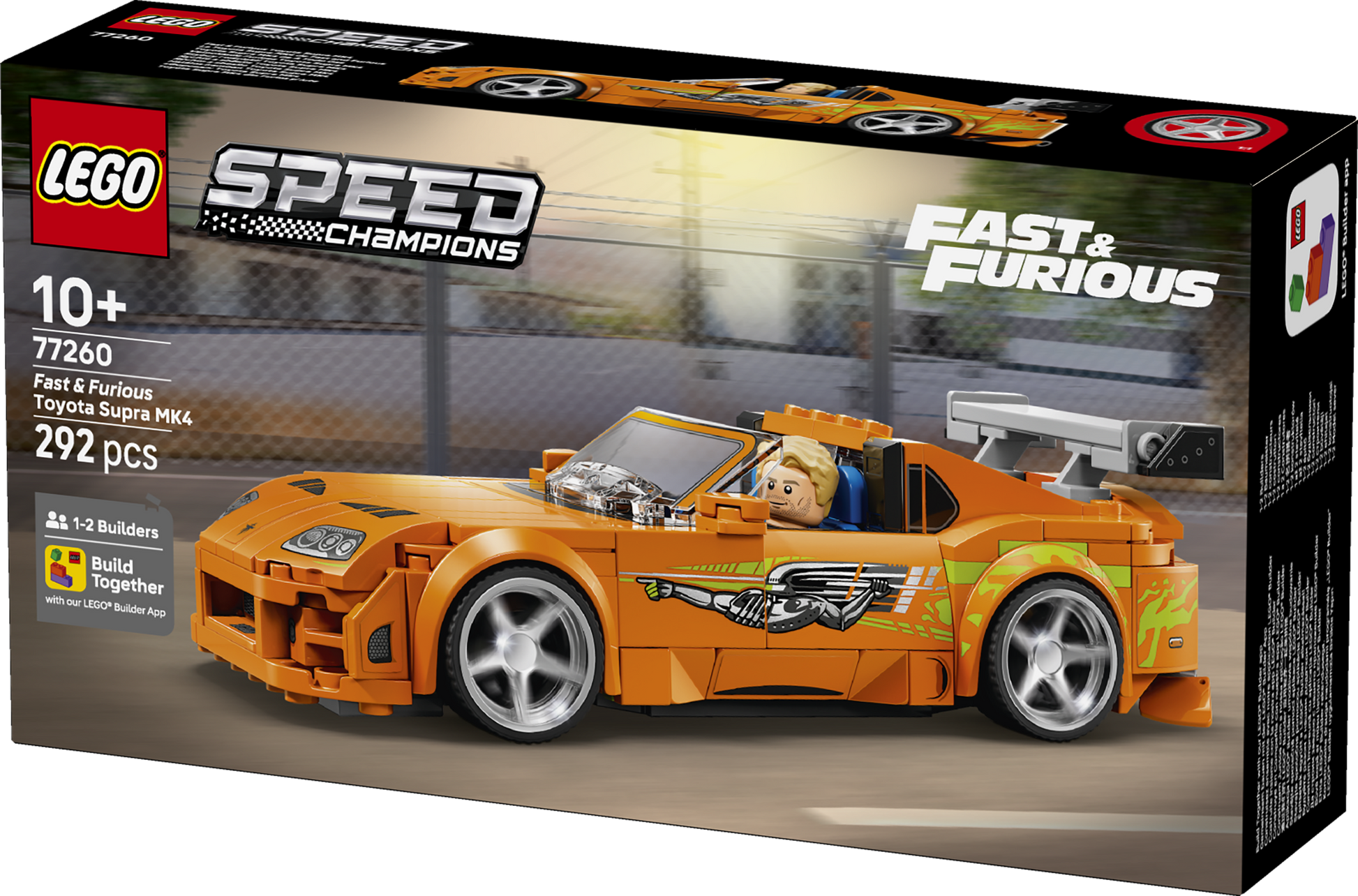 LEGO® | Speed Champions: The Fast and The Furious Toyota Supra MK4 (77260) - box detail