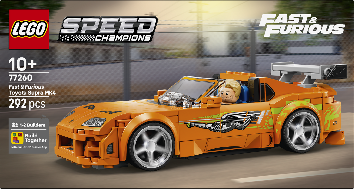 LEGO® | Speed Champions: The Fast and The Furious Toyota Supra MK4 (77260) - box back