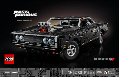 LEGO® | Technic: Fast and Furious Dodge Charger R/T Car (42231) - box back