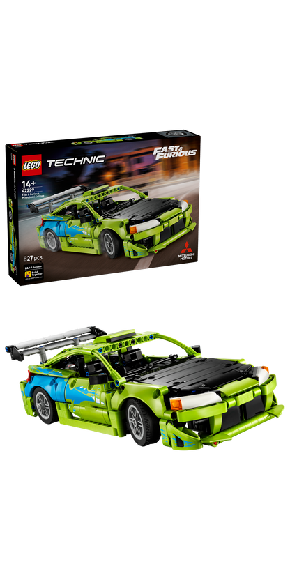 LEGO® | Technic: Fast and Furious Mitsubishi Eclipse Car (42229) - box and product image