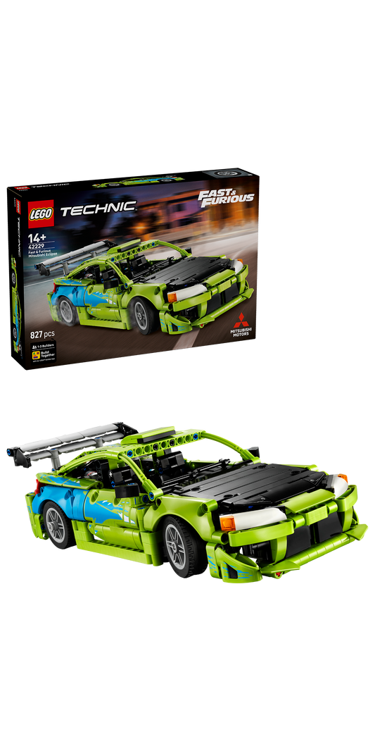 LEGO® | Technic: Fast and Furious Mitsubishi Eclipse Car (42229) - box and product image