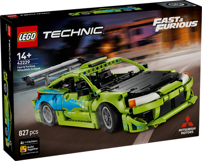LEGO® | Technic: Fast and Furious Mitsubishi Eclipse Car (42229) - box front