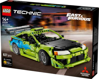 LEGO® | Technic: Fast and Furious Mitsubishi Eclipse Car (42229) - box detail