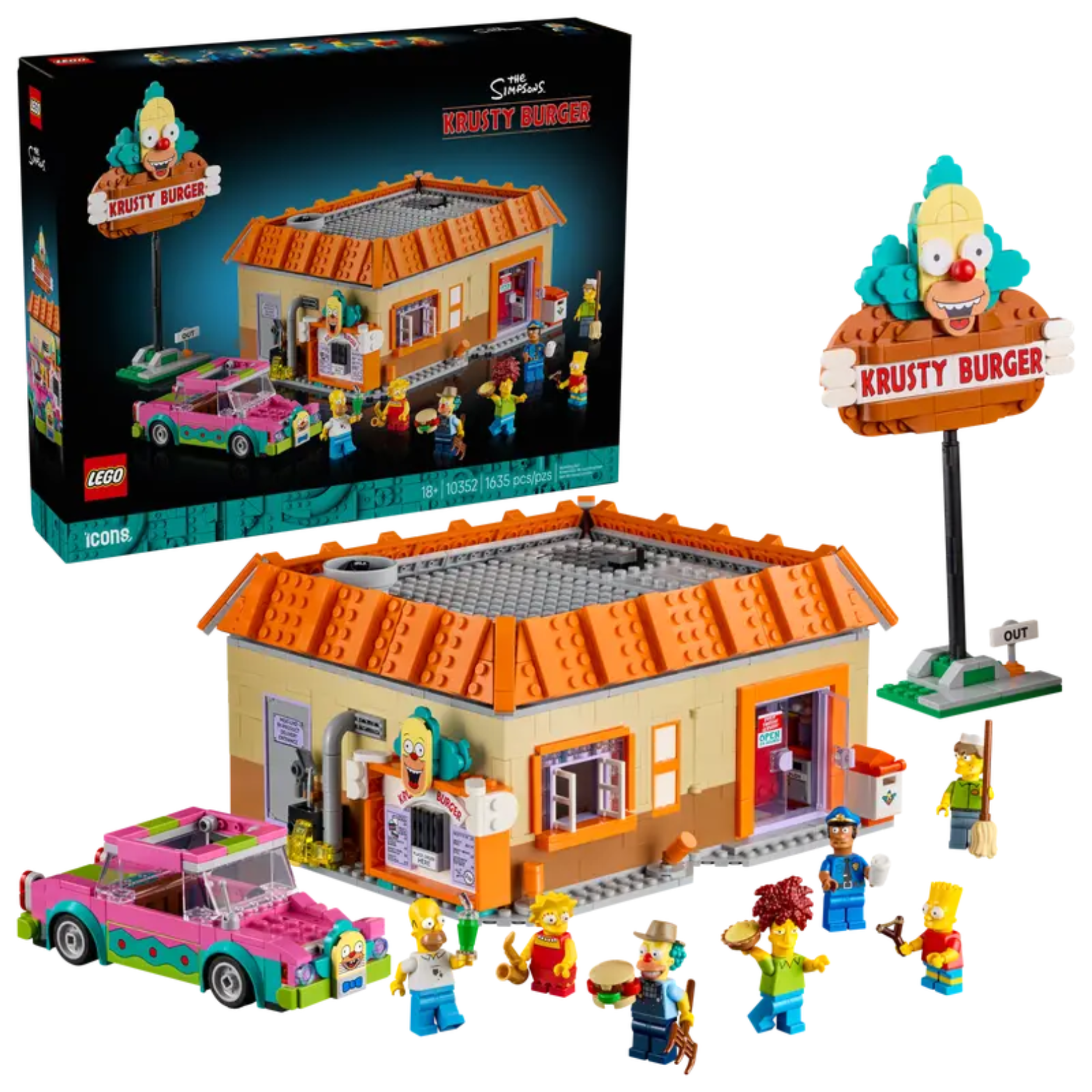 LEGO® | Icons: The Simpsons Krusty Burger (10352)