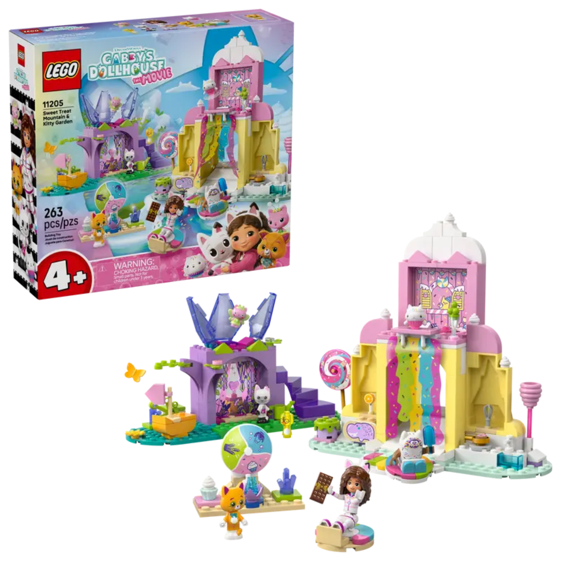 LEGO® | Gabby's Dollhouse: Sweet Treat Mountain & Kitty Garden (11205)