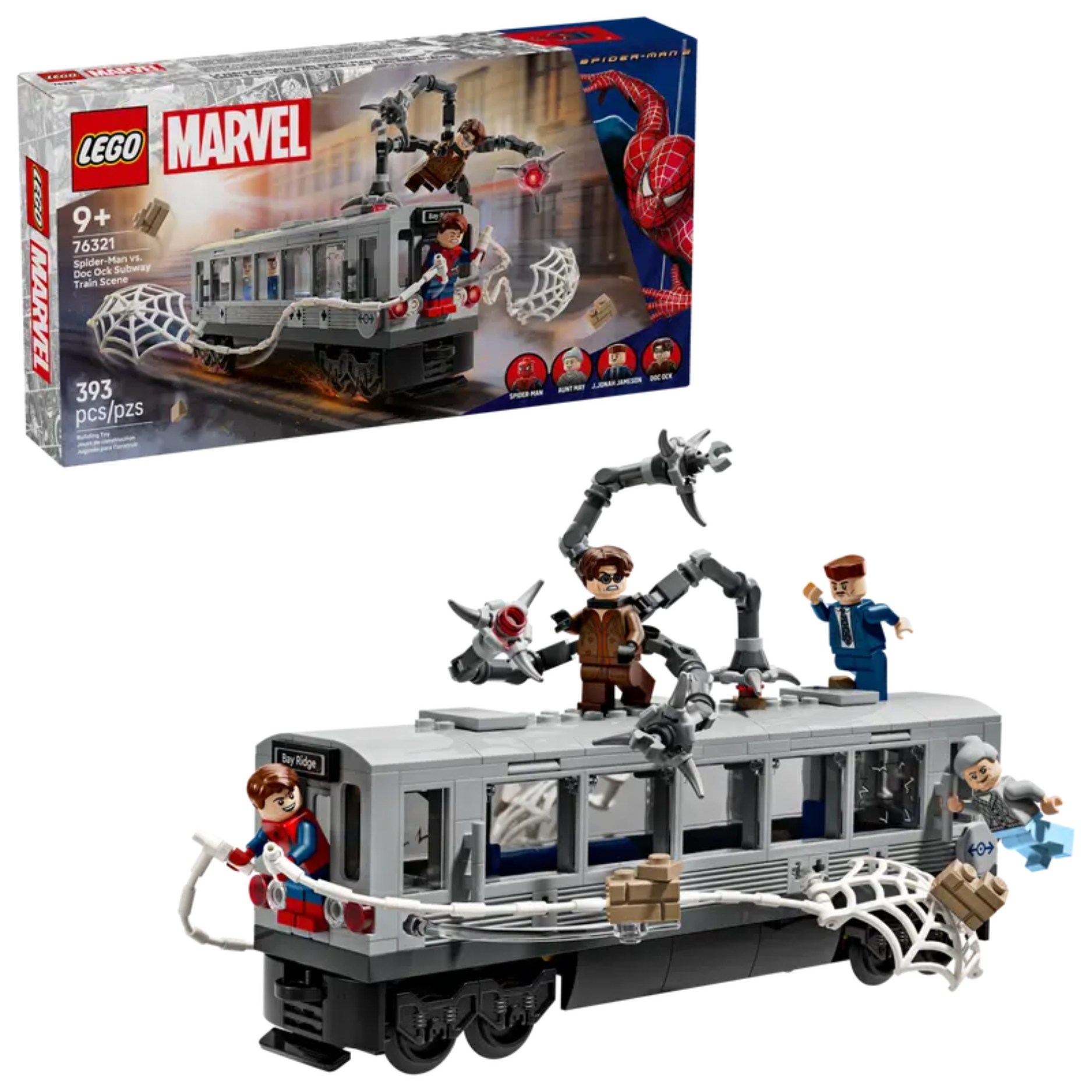 LEGO® | Marvel: Spider-Man vs. Doc Ock Subway Train Scene (76321)