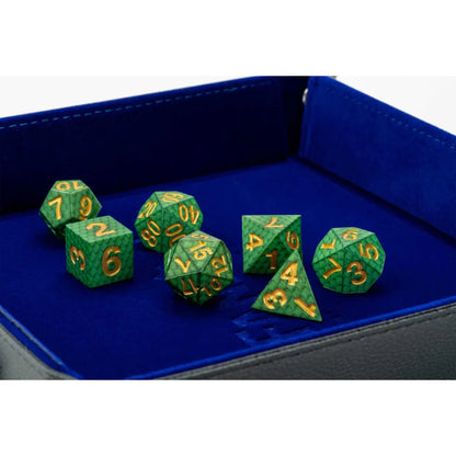 FanRoll: Dragon Storm Silicone Dice Set - Green Dragon Scales