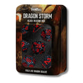 FanRoll: Dragon Storm Silicone Dice Set - Black Dragon Scales