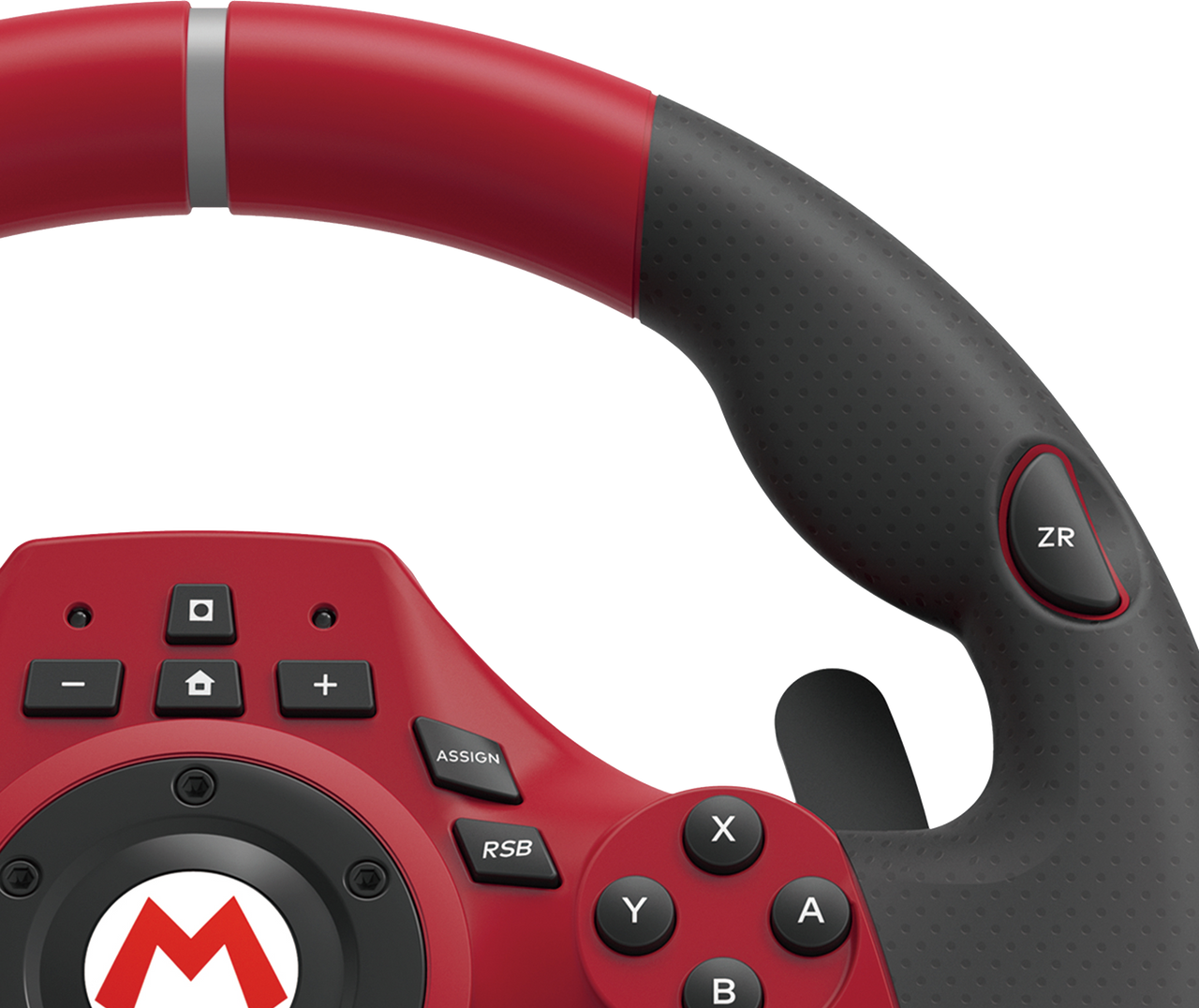 HORI Mario Kart Racing Wheel Pro Deluxe controls detail
