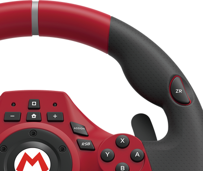 HORI Mario Kart Racing Wheel Pro Deluxe controls detail