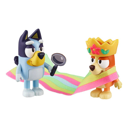 Bluey S5 2PK Figure - Queen Bluey & Bingo
