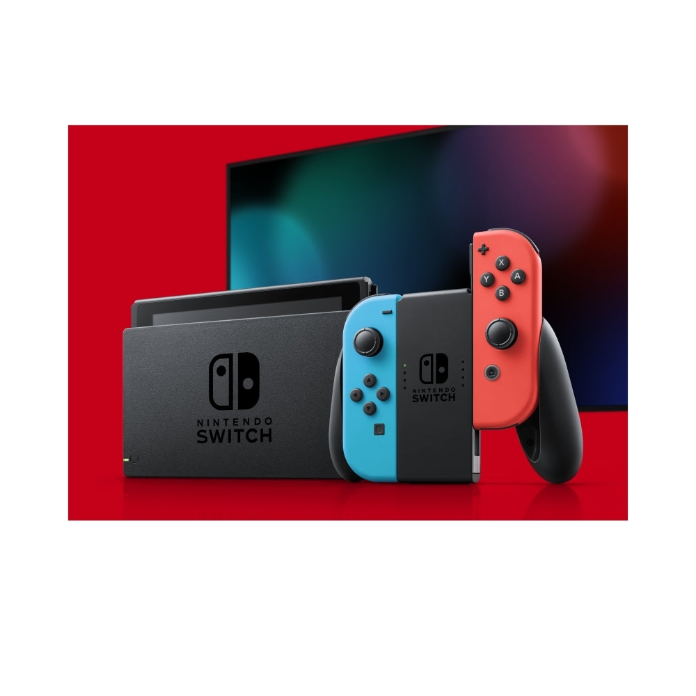NINTENDO SWITCH CONSOLE NEON 1.1 + RING FIT ADVENTURE