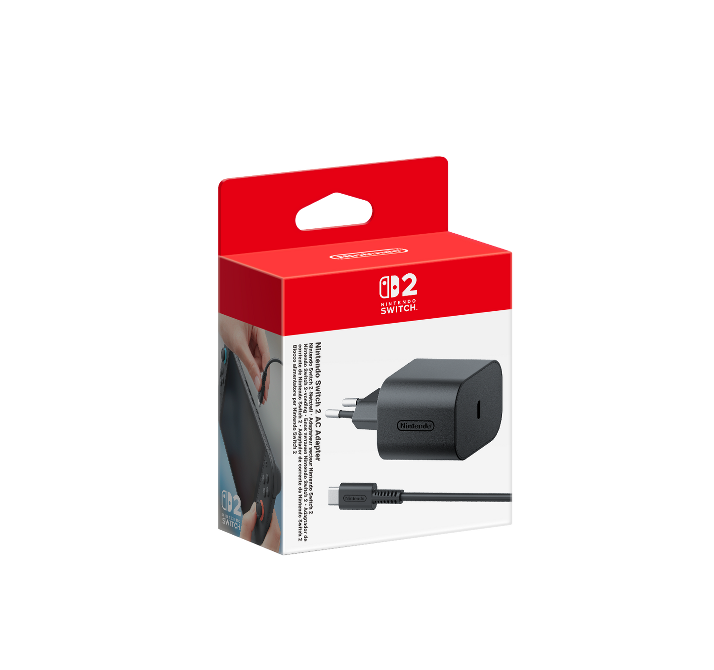 Nintendo Switch 2 AC Adapter EUR packaging
