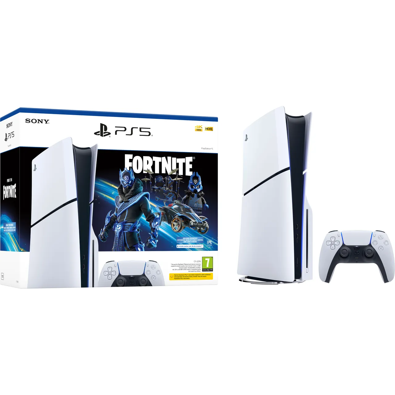 PlayStation 5 Slim Disc 1TB Fortnite Cobalt Star