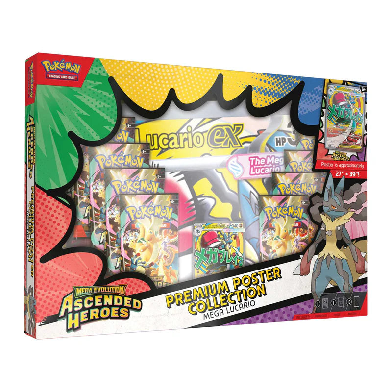 Pokemon TCG: Mega Evolution Ascended Heroes - Premium Poster Collection - Assortment