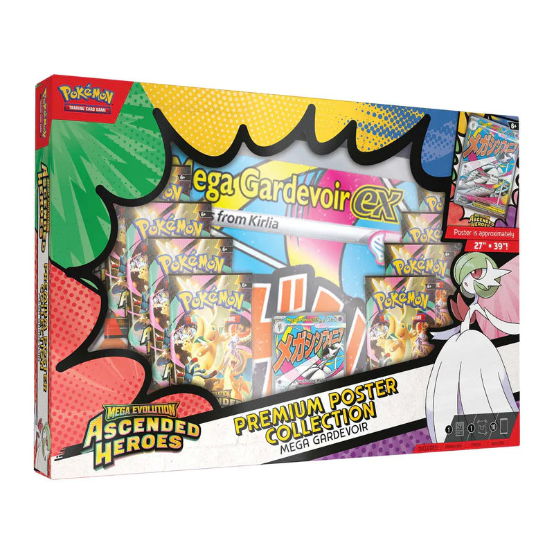 Pokemon TCG: Mega Evolution Ascended Heroes - Premium Poster Collection - Assortment