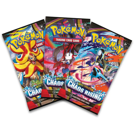 Pokémon TCG: Mega Evolution – Chaos Rising 3-Pack