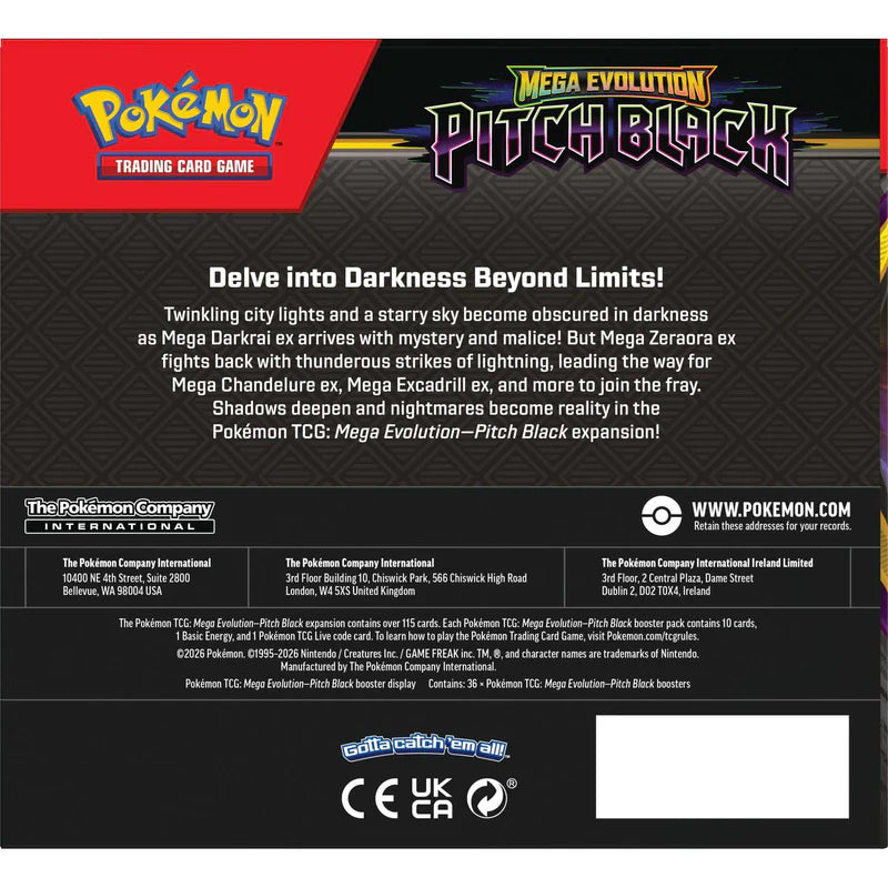 Pokemon TCG: Mega Evolution - Pitch Black Booster Pack