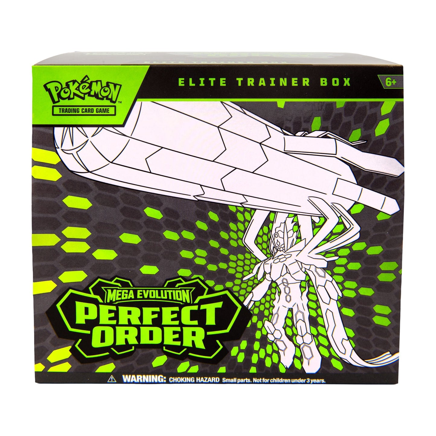Pokemon TCG Mega Evolution Perfect Order Elite Trainer Box front