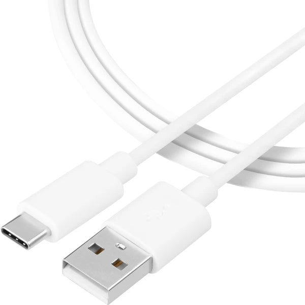 Tactical Smooth Thread Cable USB-A/USB-C 1M White