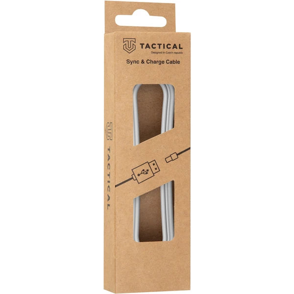 Tactical Smooth Thread Cable USB-A/USB-C 1M White