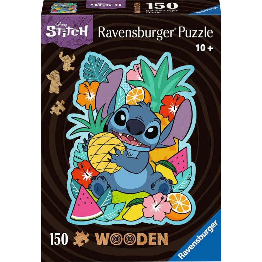 Ravensburger | Shaped Disney Stitch, Wooden 150pc