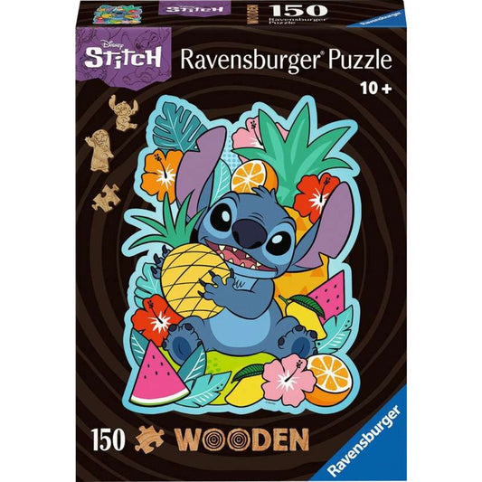 Ravensburger | Shaped Disney Stitch, Wooden 150pc