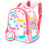 HAPPY UNICORN SATCHEL 25CM SMALL + COIN PURSE PINK