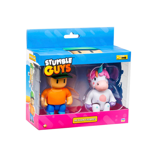 Stumble Guys 4.5" Action Figures 2PK - Mr Stumble & Sprinkle