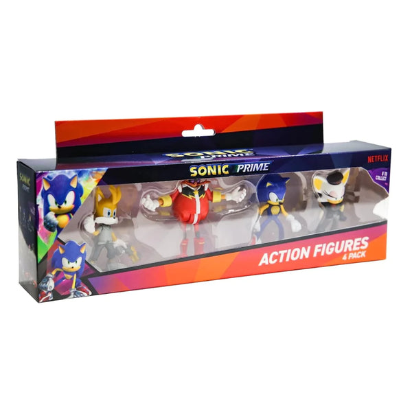 Sonic Prime Action Figure 4 Pack Assorted