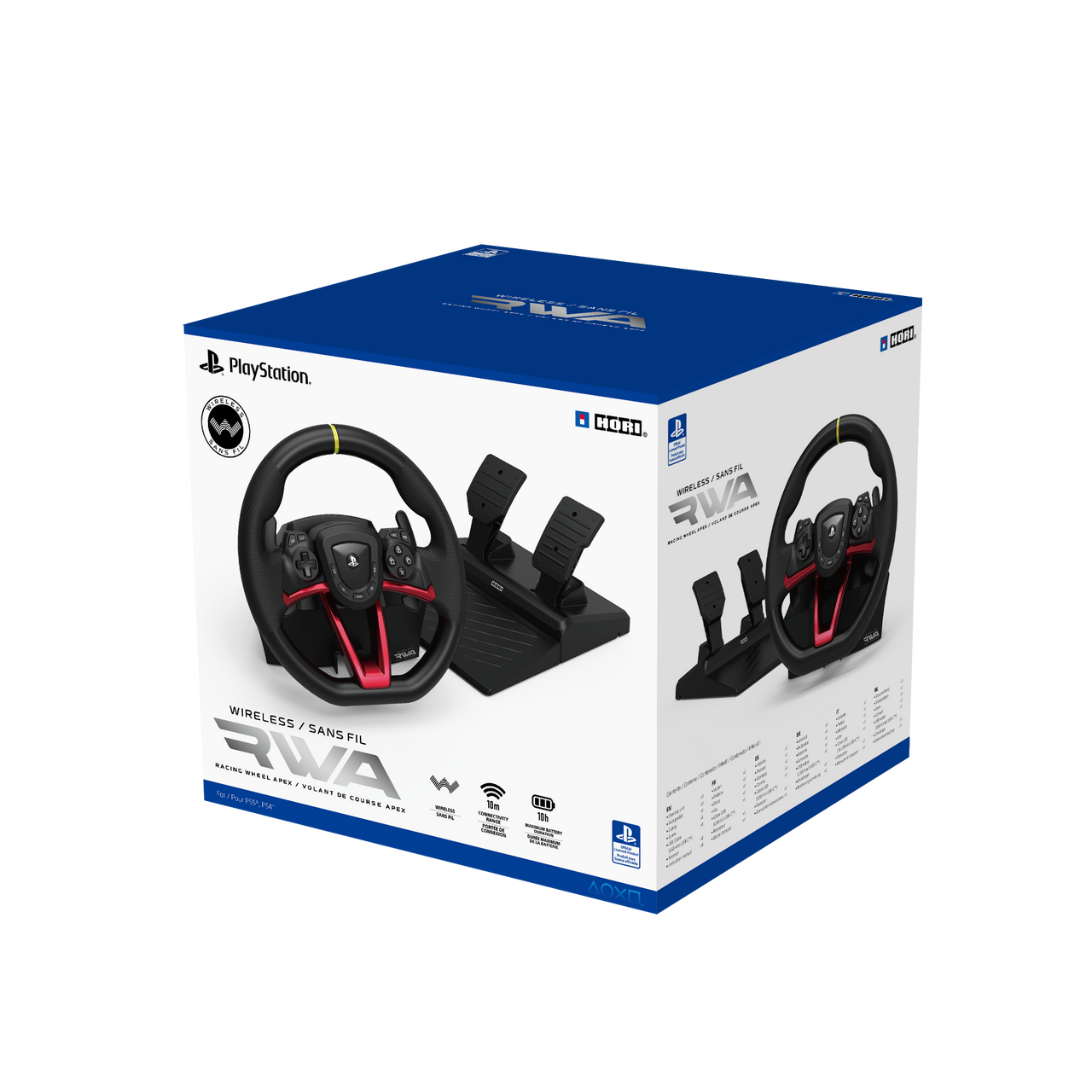 HORI Wireless Racing Wheel APEX retail box