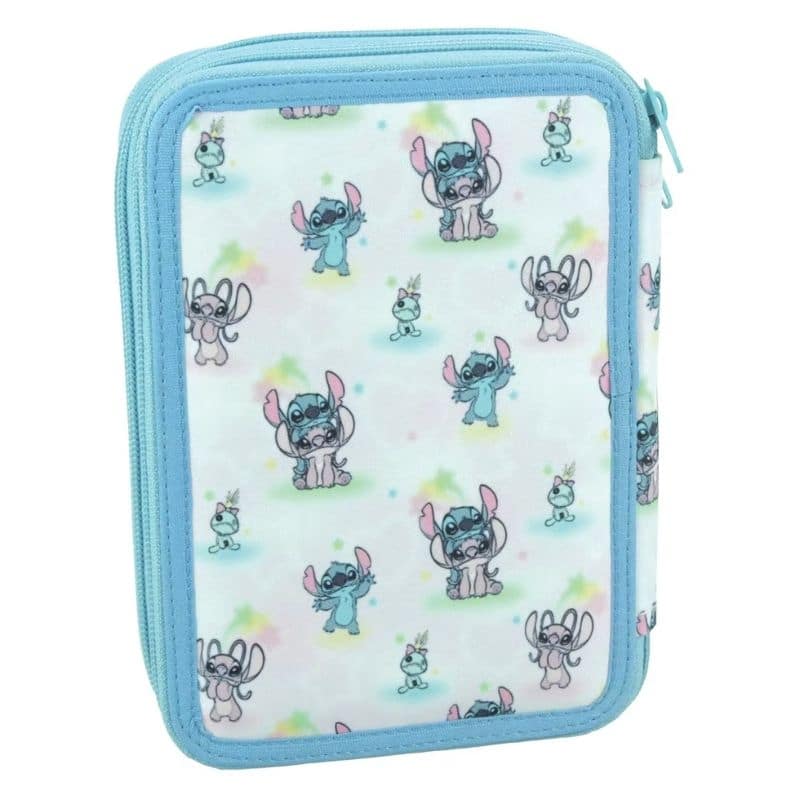 Stitch Double-Zip Pencil Case - GIM DOUBLE CASE STITCH BRUSH IT OUT 342-03100 - Image 2